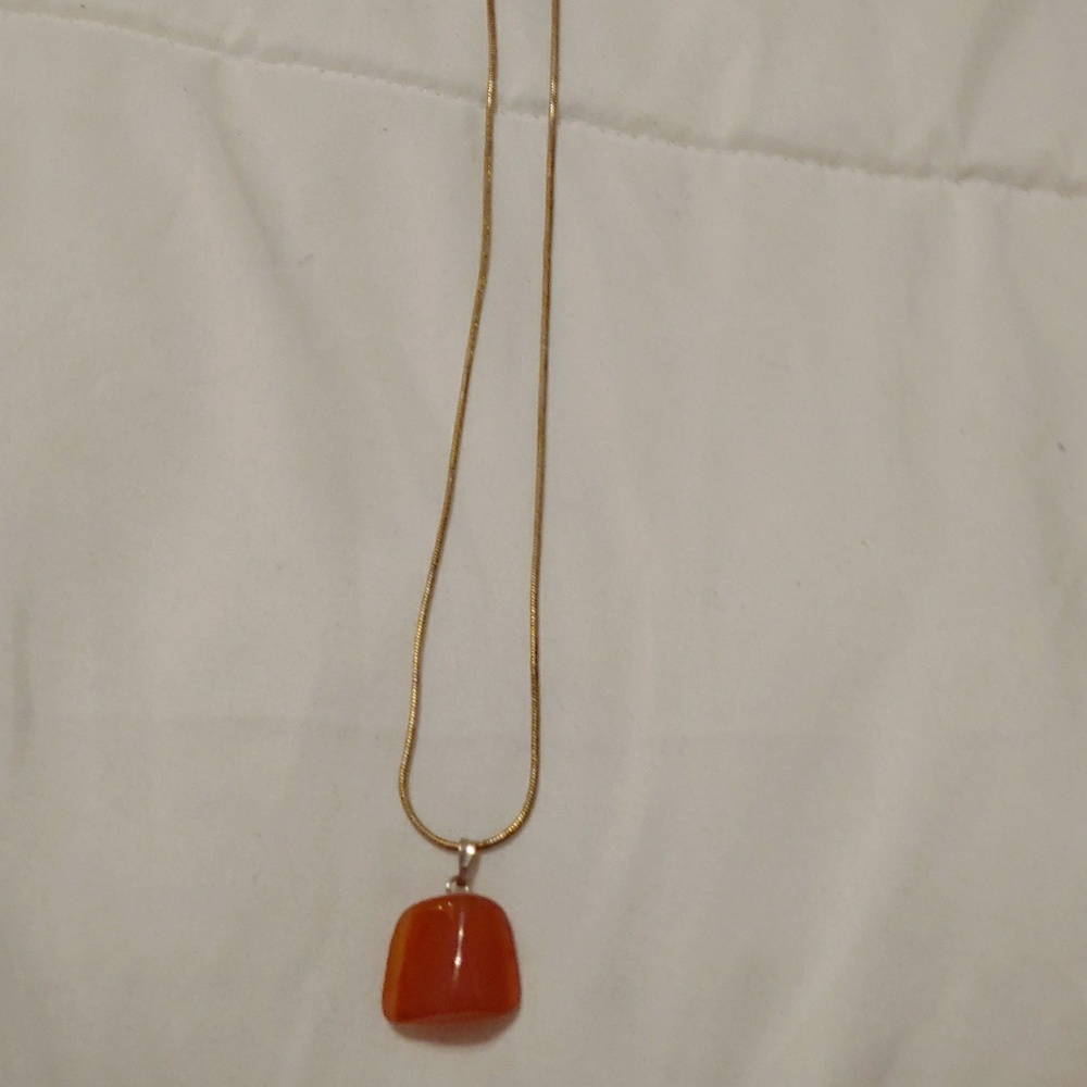 Orange brown gem